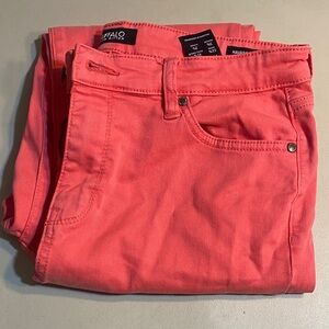 Buffalo David Bitton Women’s Coral Jeans - Vibrant Coral Pink